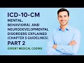 ICD 10 CM Guidelines 2026 Chapter 5 Part 2 Medical Coding Course Training Tutorial CCS CPC
