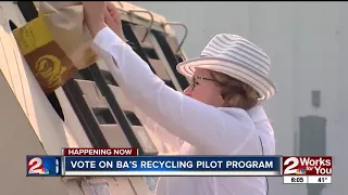 Broken Arrow debating pilot program for recycling tonight