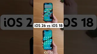 IOS 26 Vs IOS 18  IOS 26 Vs IOS 18