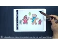 Make color your own digital Gingerbread Cookie in Concepts Tutorial Template
