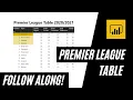 Create Your Own PREMIER LEAGUE Table For FREE