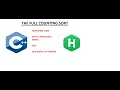 The full counting sort hackerrank solution cpp