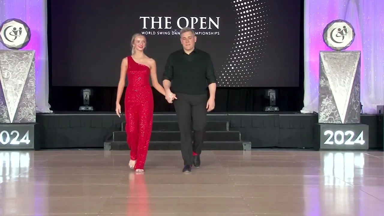 Brennar Goree and Maci Walters - Pro-Am Open Follower Finalist - The Open 2024
