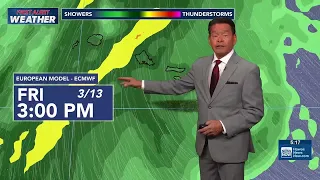 Several days of heavy rain and flooding are expected in the coming week