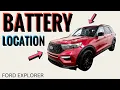 BATTERY LOCATION 2020-26 Ford Explorer How To Locate Battery