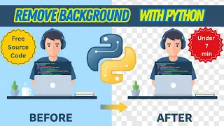 Remove Image Background with Python Free Source Code Under 7 min Tutorial