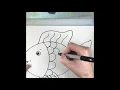 How to draw The Rainbow Fish