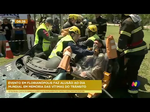 Em Florianópolis, evento faz alerta para a educação no trânsito