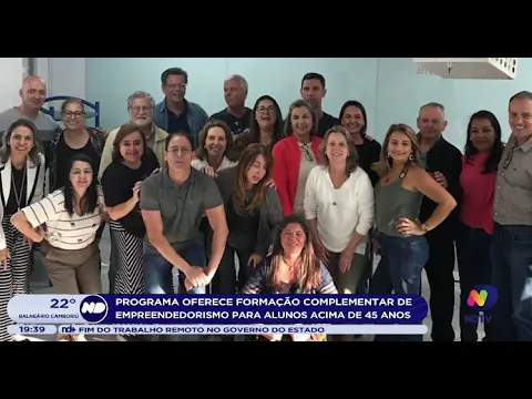 Programa oferece formação complementar de empreendedorismo para alunos acima de 45 anos