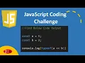 Javascript Coding Challenge - Episode 28
