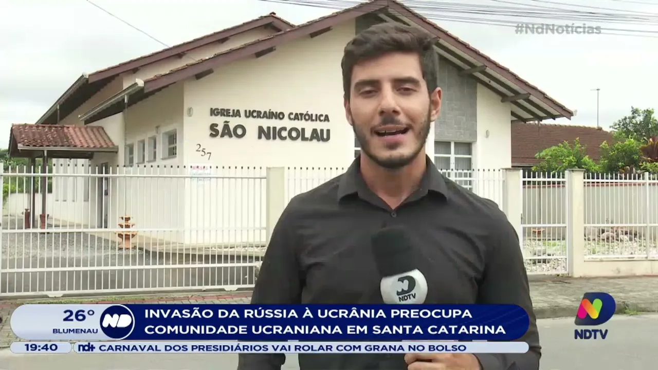 Comunidade ucraniana em Santa Catarina está preocupada com invasão na Ucrânia