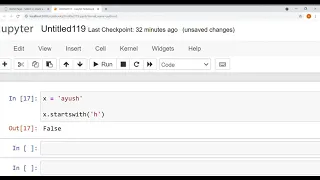 what is startswith method in python