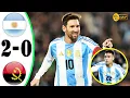 Lagu Argentina vs Angola 1-0 Highlights \u0026 All Goals 2025 | Messi Goal