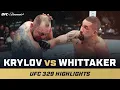 ROUND 3 TKO Nikita Krylov vs Robert Whittaker UFC 329 Mini Fight Highlights