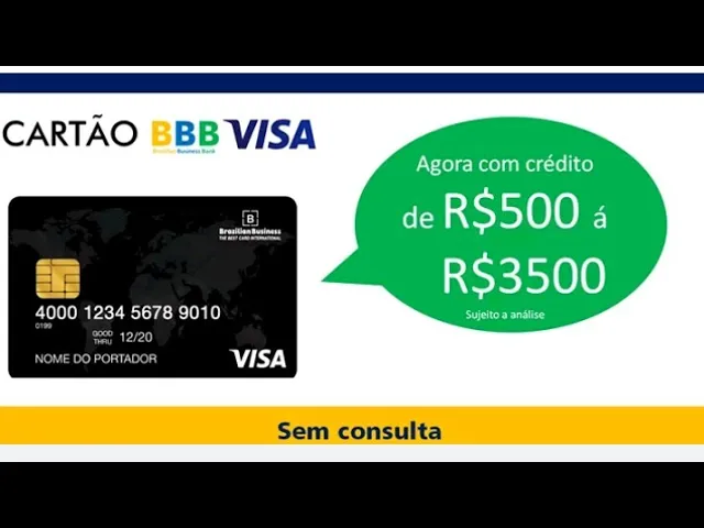 VISA LANÇA CARTÃO DE CRÉDITO SEM CONSULTA RENDA