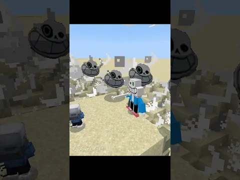 Sans vs Sanes Got Out of Hand #undertale #minecraft #usa