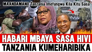 MAANDAMANO Machafuko MAKALI Tanzania YAPELEKEA SAMIA SULUHU Kufunga INTERNET Njaa MADUKA Hakuna 