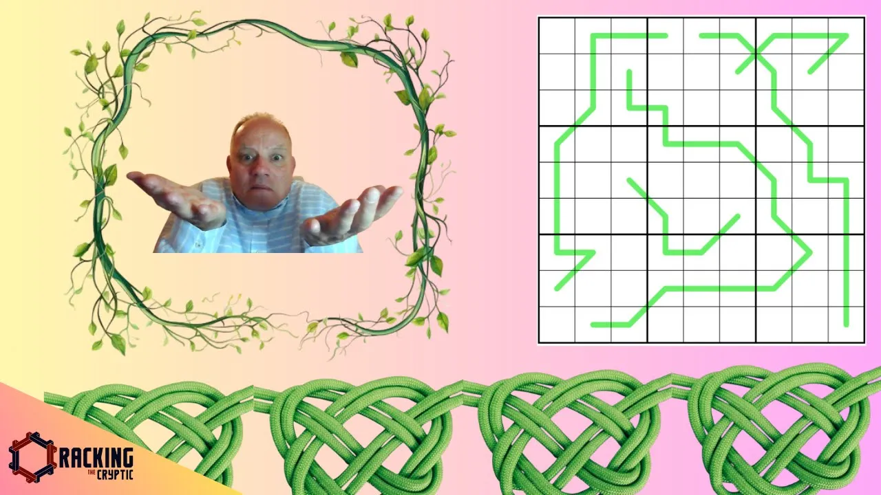 Untangle these green lines - if you can!
