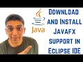Download and Install Javafx support in Eclipse IDE