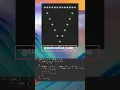 Hollow Inverted Full Pyramid Pattern in C