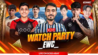 EWC GROUP STAGE WATCHPARTY DAY 2  | COMEBACK DAY ? TEAM INDIA 🇮🇳 AT EWC26🥇