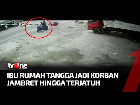 Jadi Korban Jambret, Seorang Ibu Rumah Tangga Terjatuh dari Motor