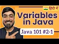 Variables in Java Hindi Java 101 2-1