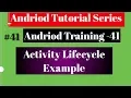 Android tutorial 2018 41 Activity Lifecycle E720P