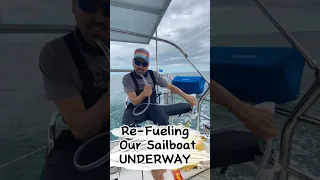 Greatest boat hack of all time #sailingbyefelicia