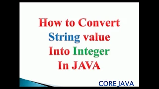 how to convert String to int in java example