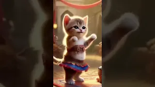 قطة ترقص قطة كيوت رقص قطة اجمل قطة عزف قطة 