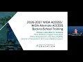 2026-2027 Back to School Trainings WIDA ACCESS - Module 2