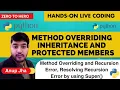 Advanced Python - 013 Method Overriding in Python Inheritance and Protected Member in Python