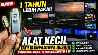 Review 1 Tahun Pemakaian Alat Mirroring Layar Hp Ke Monitor & TV