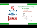 Display Fibonacci series using do while loop part-38