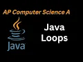AP computer Tutorial Java Loops AP Computer Science A course Unit 4
