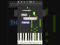 Download Lagu YOLO～Act Now～/THRIVE(B-PROJECT)ピアノソロ#shorts