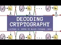 Decoding Cryptography Lecture 4 Intro to Block Ciphers DES and 3DES