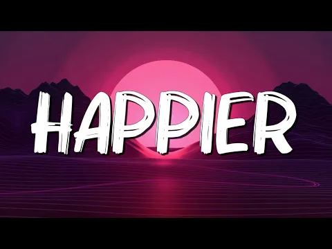 Download MP3 Happier - Olivia Rodrigo (Lirik) || Rema, Miley Cyrus... (MixLyrics)