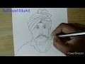 Download Lagu Rajshree Shahu Maharaj sketch Drawing|Shahu Maharaj Drawing|very easy Drawing/sketch of ShahuMaharaj