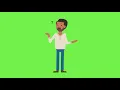 Thinking Man Green Screen COPYRIGHT FREE