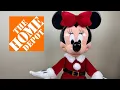 Holiday Minnie Animatronic 2024 Home Depot Unboxing Demo