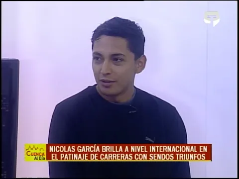 Nicolás García brilla a nivel internacional en el patinaje de carreras con sendos triunfos