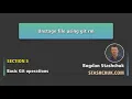 Basic Git operations 46 Unstage file using git rm