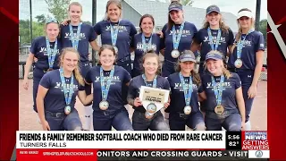 Friends and family remember softball coach who died from rare cancer