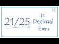 as a Decimal