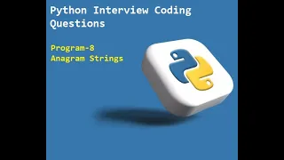 Python Program to Check Anagram Strings Python Anagram Checker Learn Python Programming