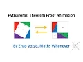 Pythagoras Theorem Proof Animation