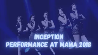 inception mama 2018 performance audio