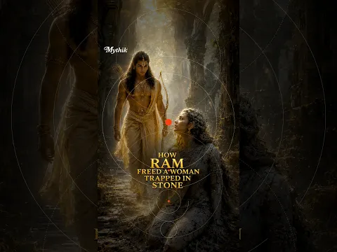 The moment Ahalya turned back into a human #Ramayan #Divine #Shorts